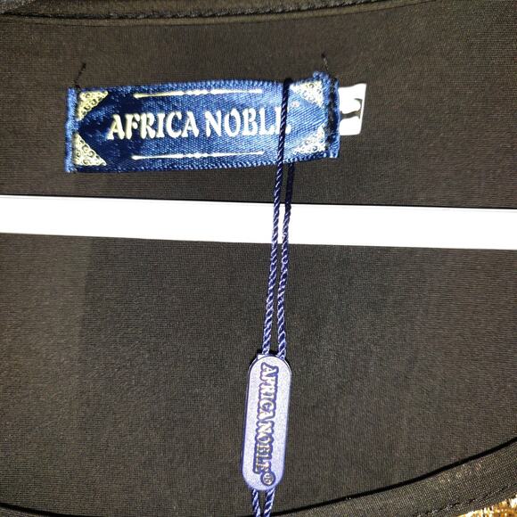 Africa Noble Dress Gown Abaya QUEEN Embroidery Rhinestones Kaftann African L NWT - Picture 4 of 9